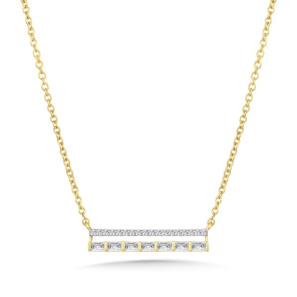 14KT Yellow Gold Diamond Pendant